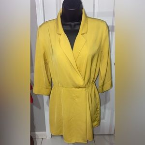 Forever 21 Yellow Mustard Midi Jumpsuit / dress